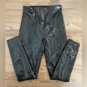 SPANX Faux Shiny Leather Small